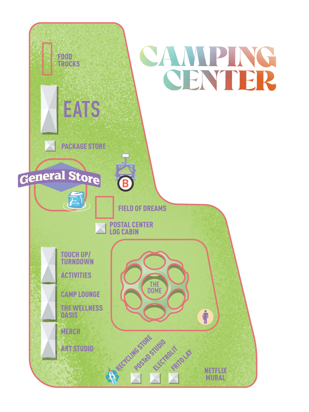 Coachella Center Map