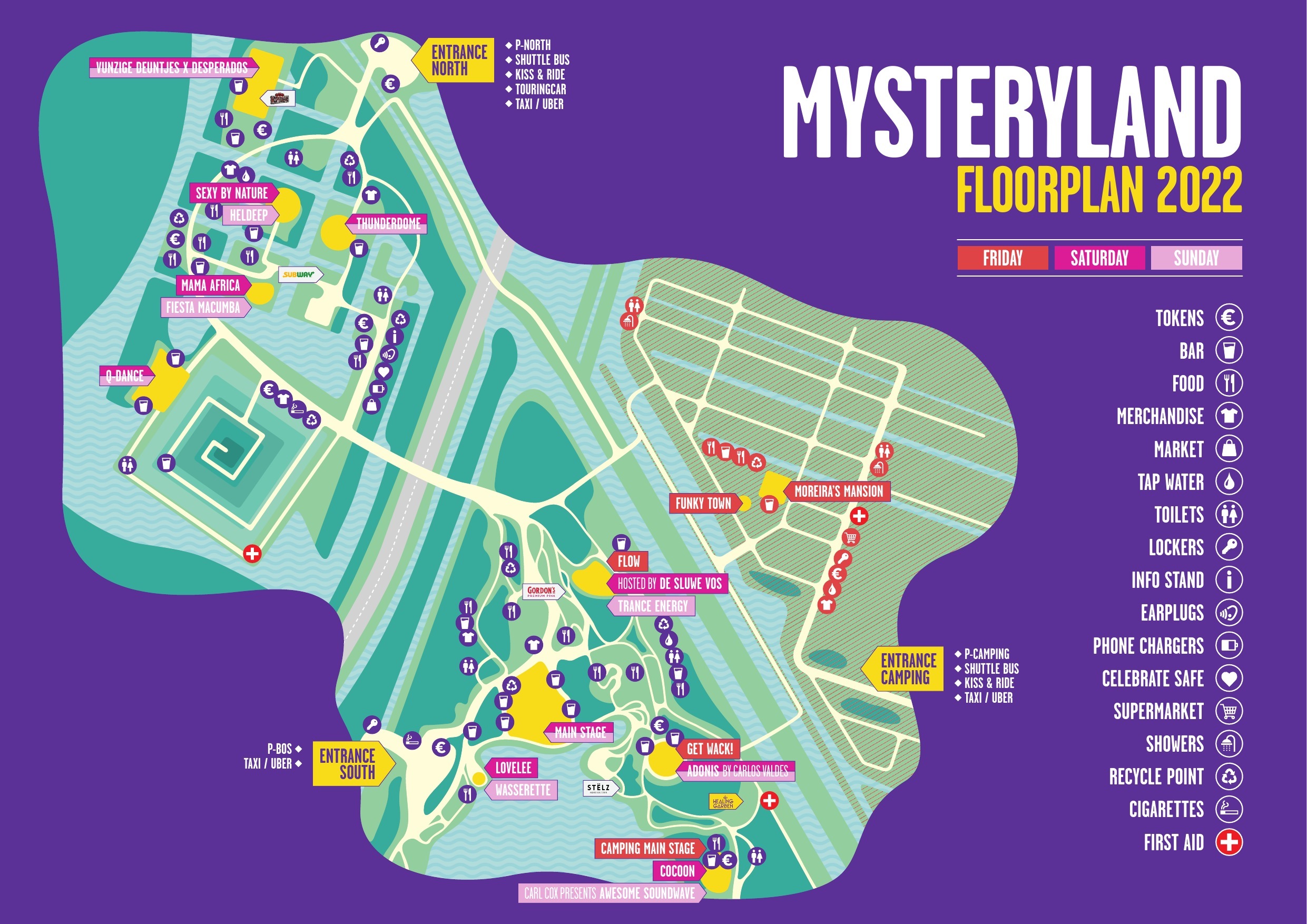 Mysteryland Map
