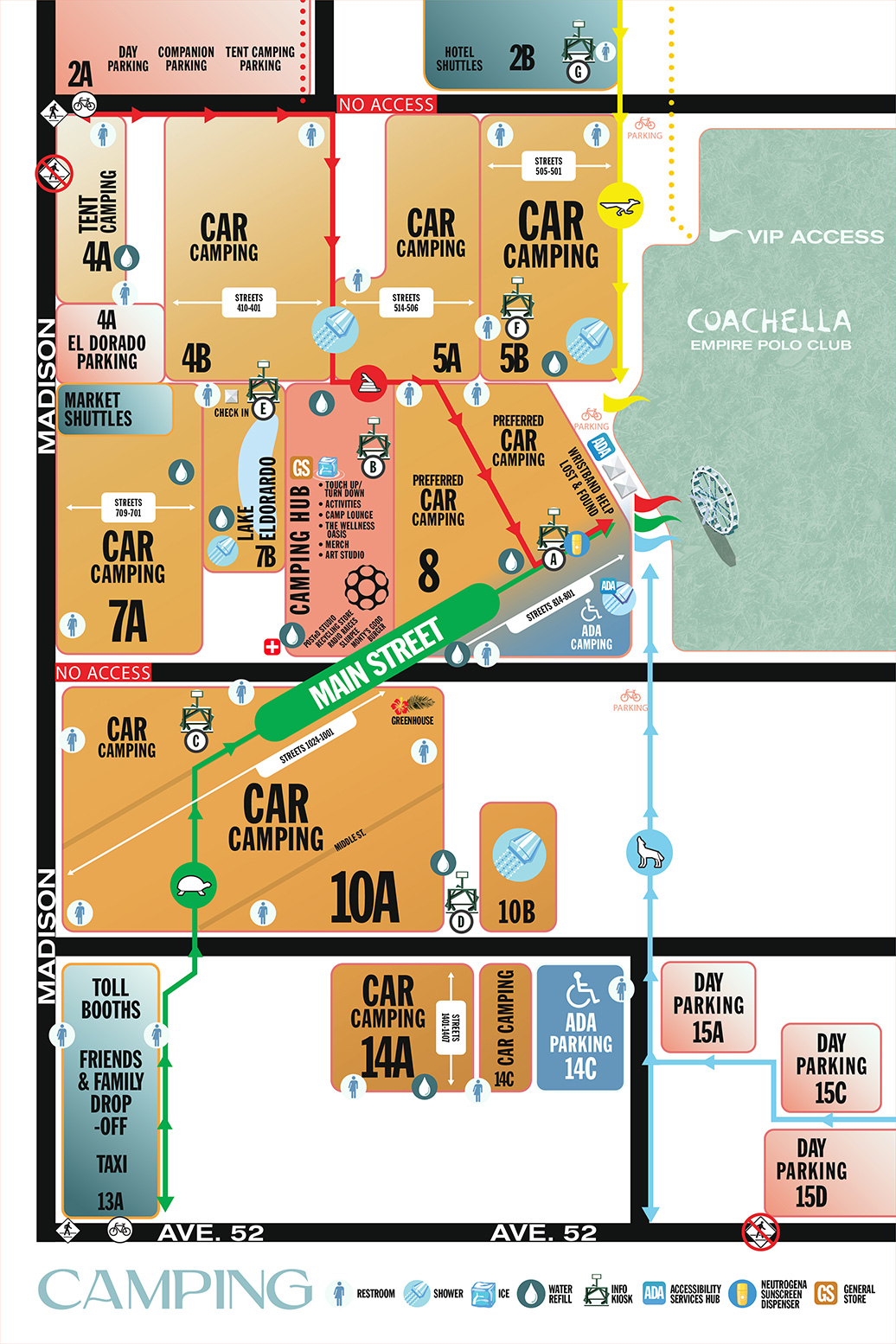 Coachella Camping Map 2023