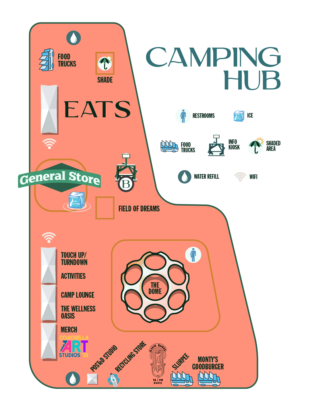 Coachella Center Map