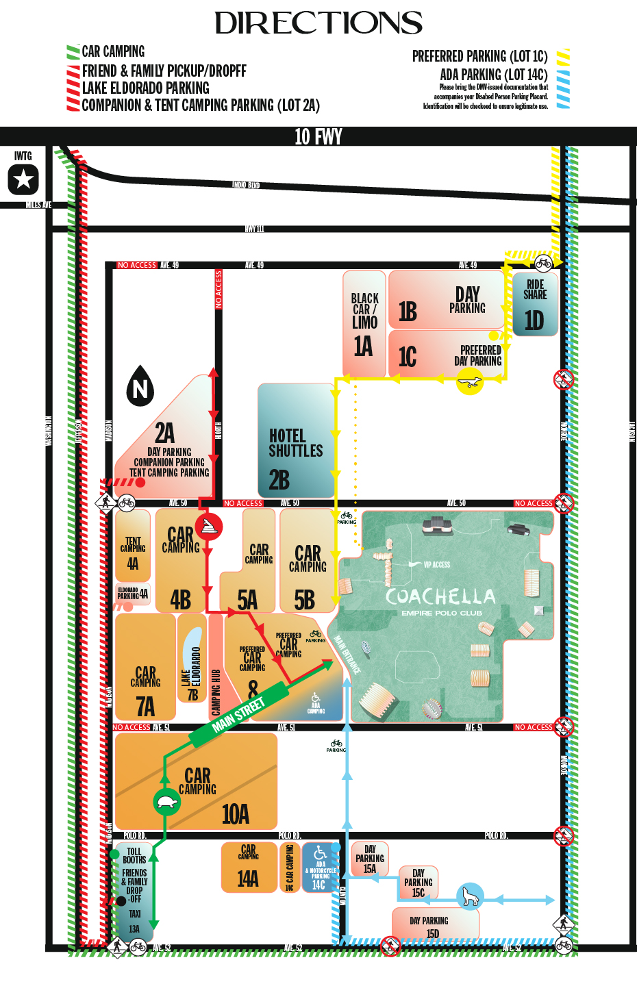 Coachella Directions Map 2023