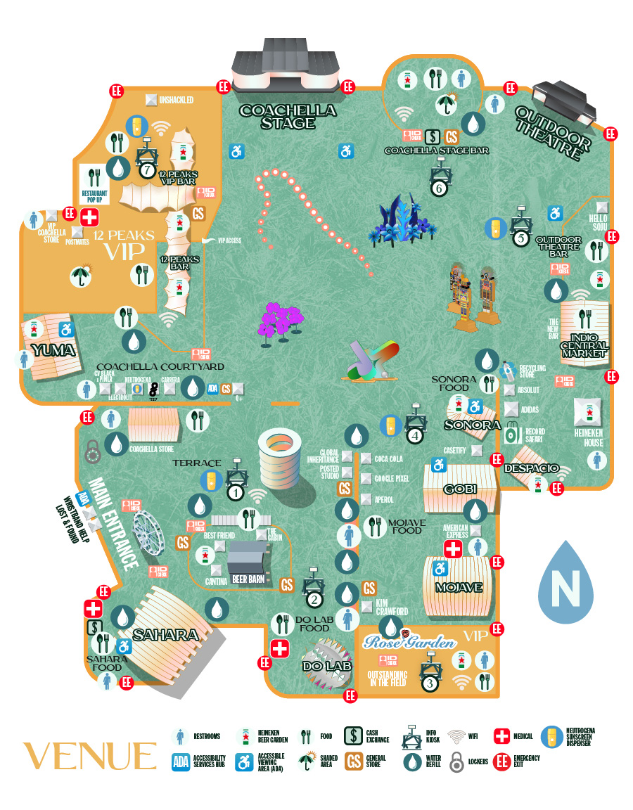 Coachella Map