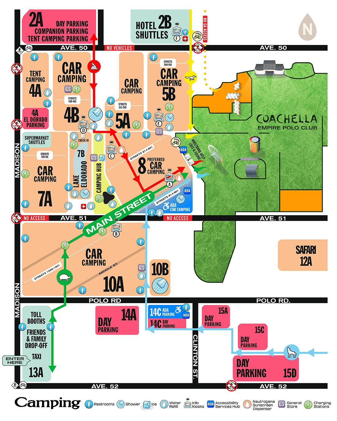 Camping Map