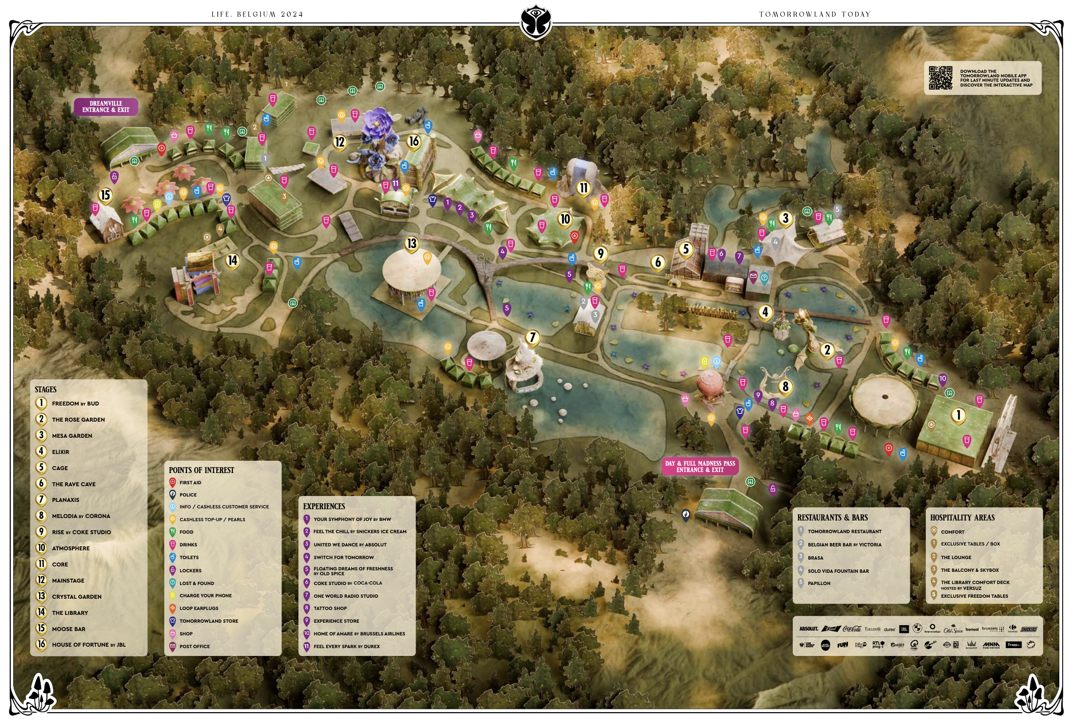 Tomorrowland Map 2024