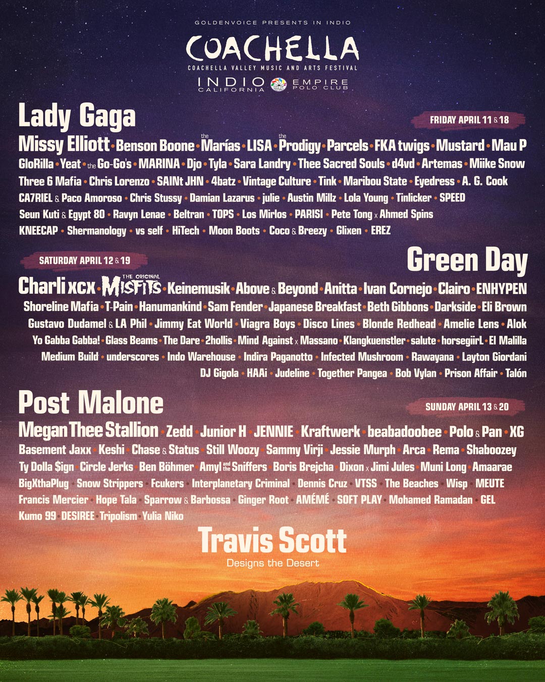 2025 Coachella Line-Up