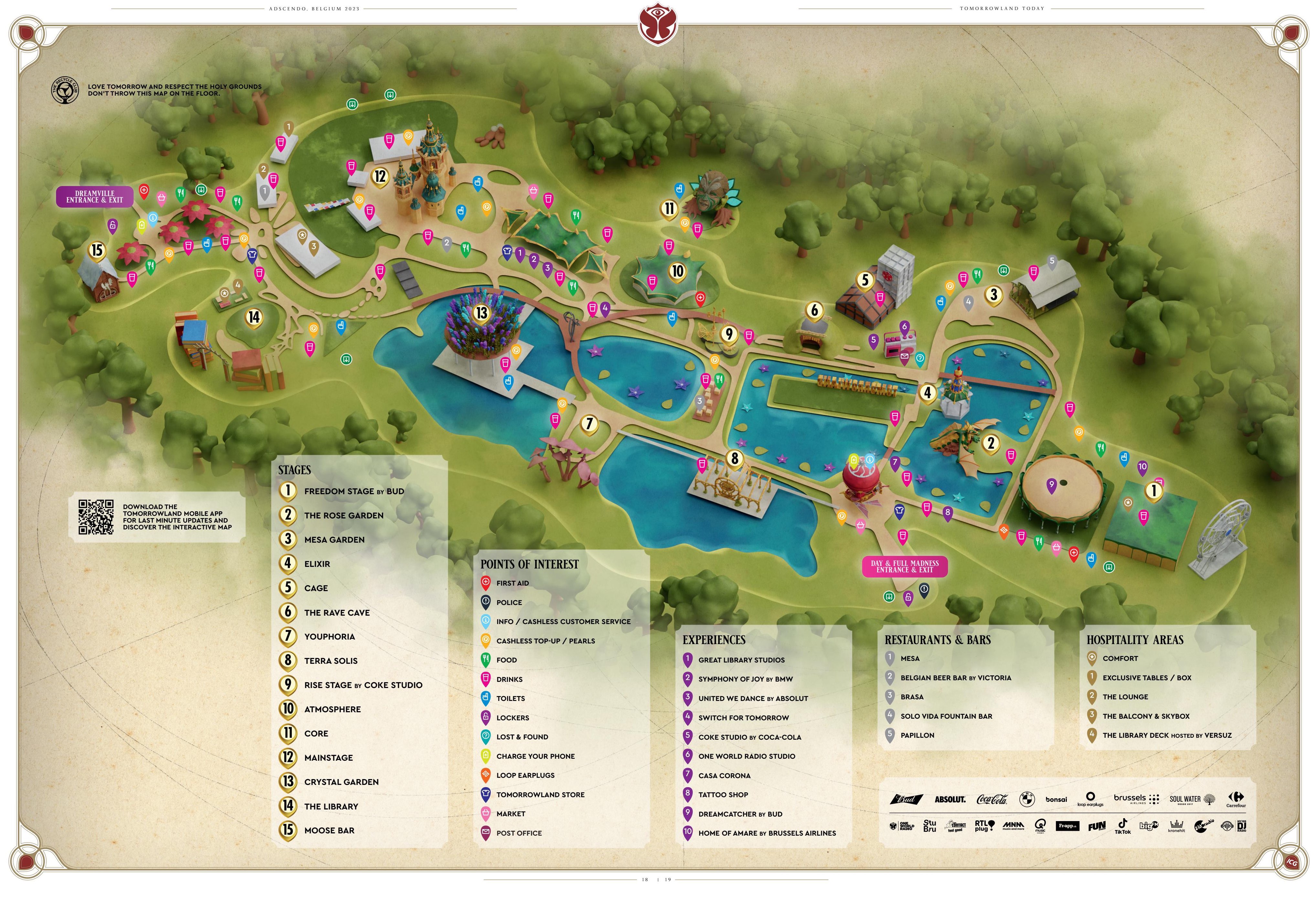 Tomorrowland Map 2023
